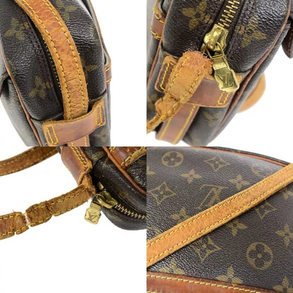 LOUIS VUITTON Jeune Fille MM Shoulder Bag Monogram Leather Brown M51226 61YF143 - Picture 7 of 14